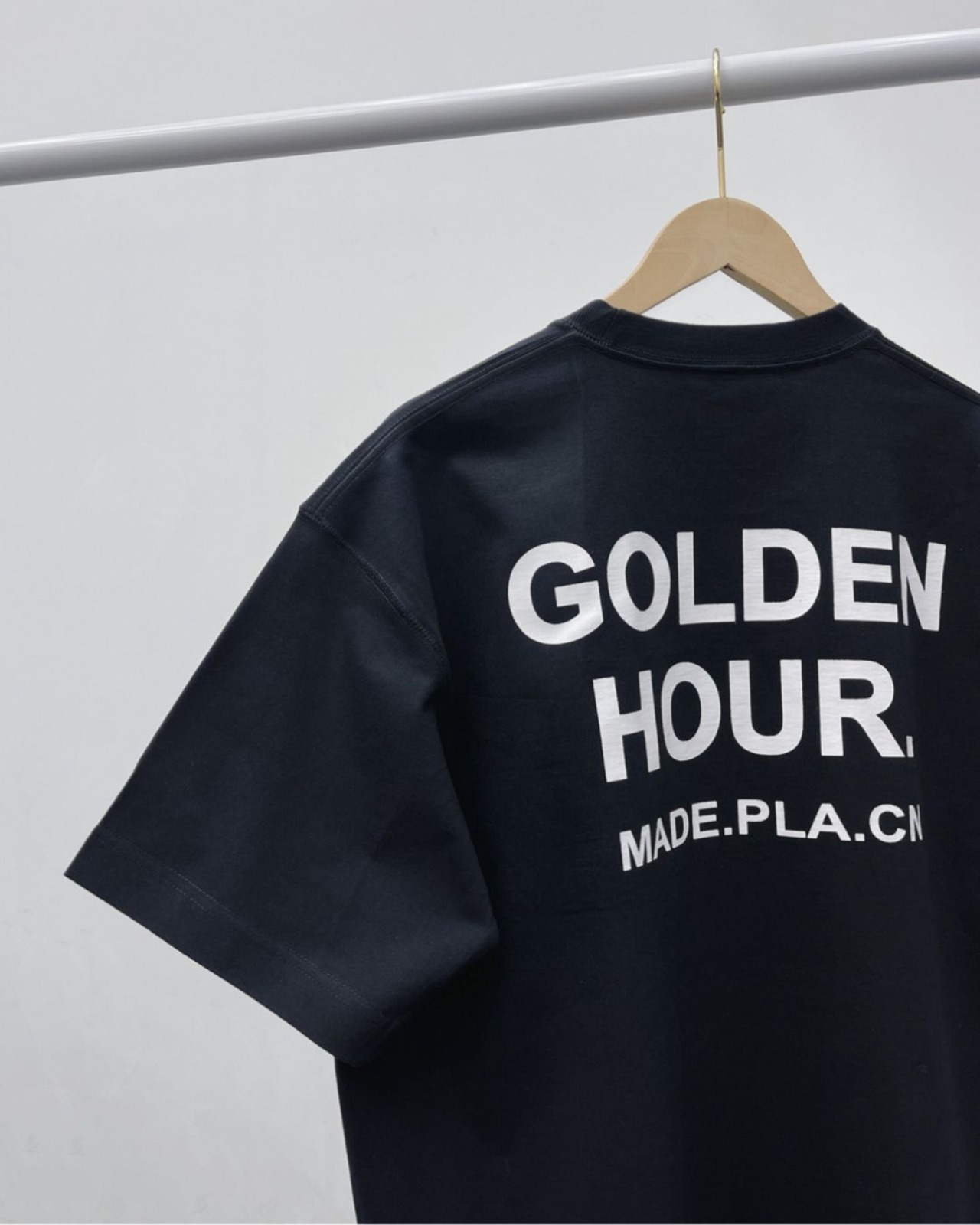 レタープリントオーバーサイズ半袖Tシャツ S0542