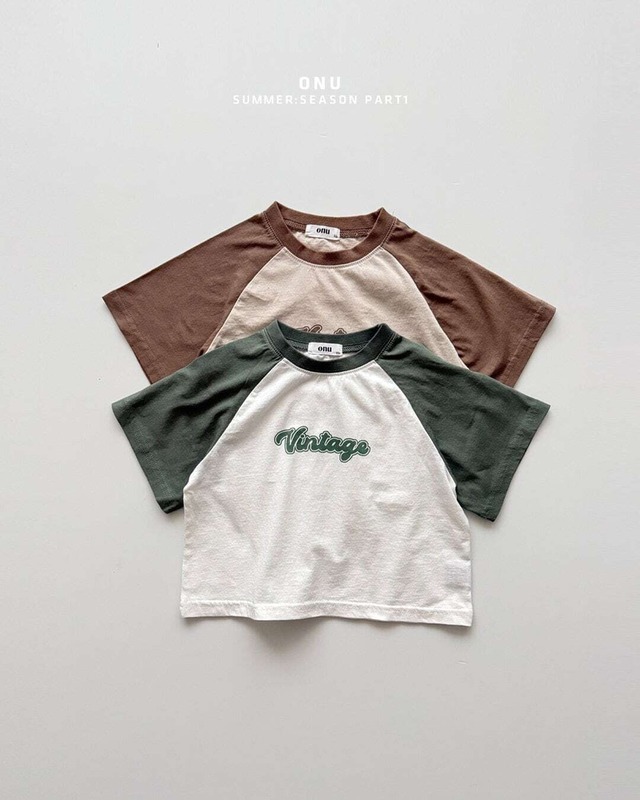 【予約】onu  Vintage short sleeve T