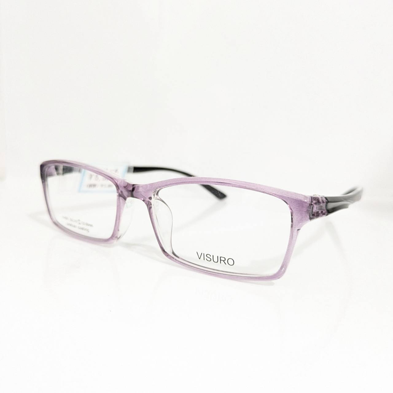 【VISURO】スクエアセルフレーム パープル