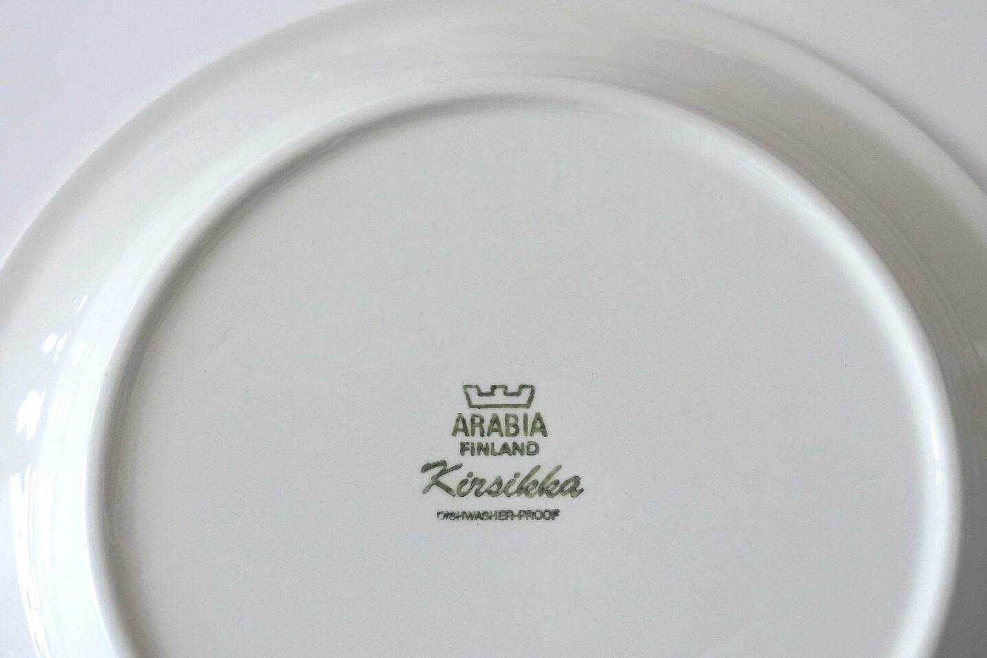 vintage ARABIA KIRSIKKA plate 24.5cm / ヴィンテージ アラビア