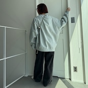 USコットンBIGスウェットPO/グレー