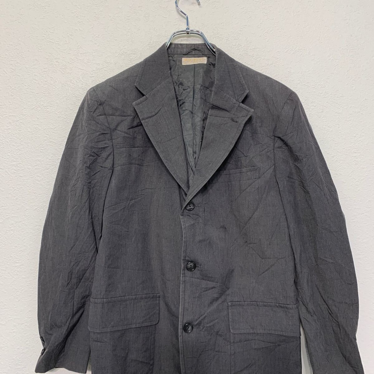 BROOKS BROTHERS テーラード ジャケット XL〜 グレー ブルックス 