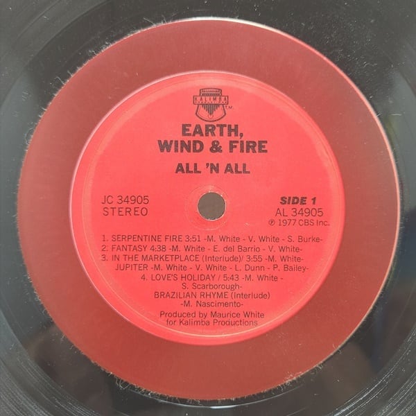 Earth, Wind & Fire / All 'N All [JC 34905, 34905] - 画像4