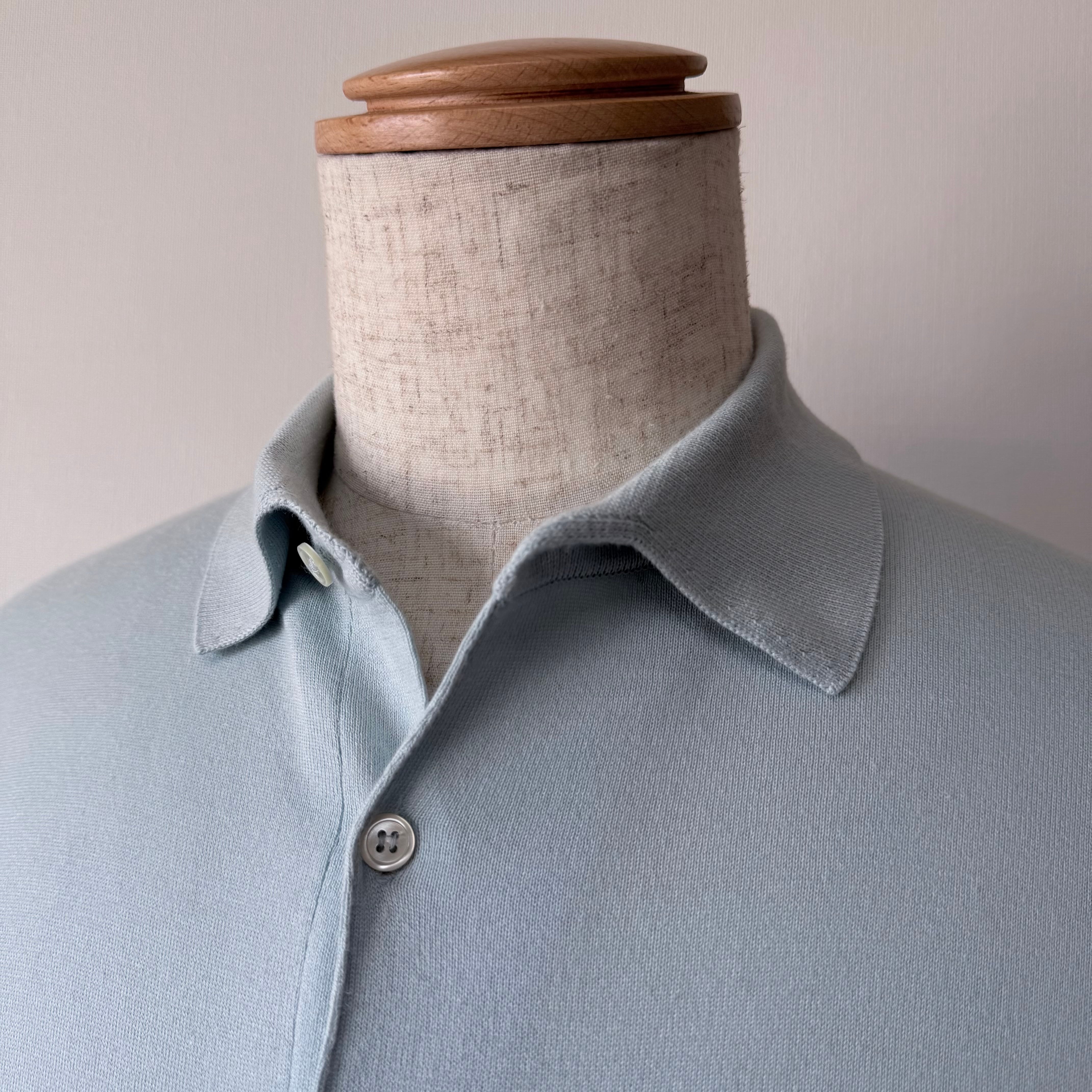 JOHN SMEDLEY 30ゲージ シーアイランドコットン 半袖 ニットポロシャツ