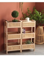 ラック 棚 木製 3段 北欧 シェルフ 収納ラック 収納棚 おしゃれ ウッドラック 収納ラック フリーラック 省スペース ライトブラウン リビングルーム 寝室 キッズルーム