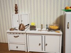 木製 ホワイトのキッチン家具 4点セット 画像19
