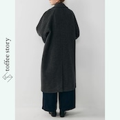 【2color】英国風♡ケープ付きロングウールコート 《P0137》