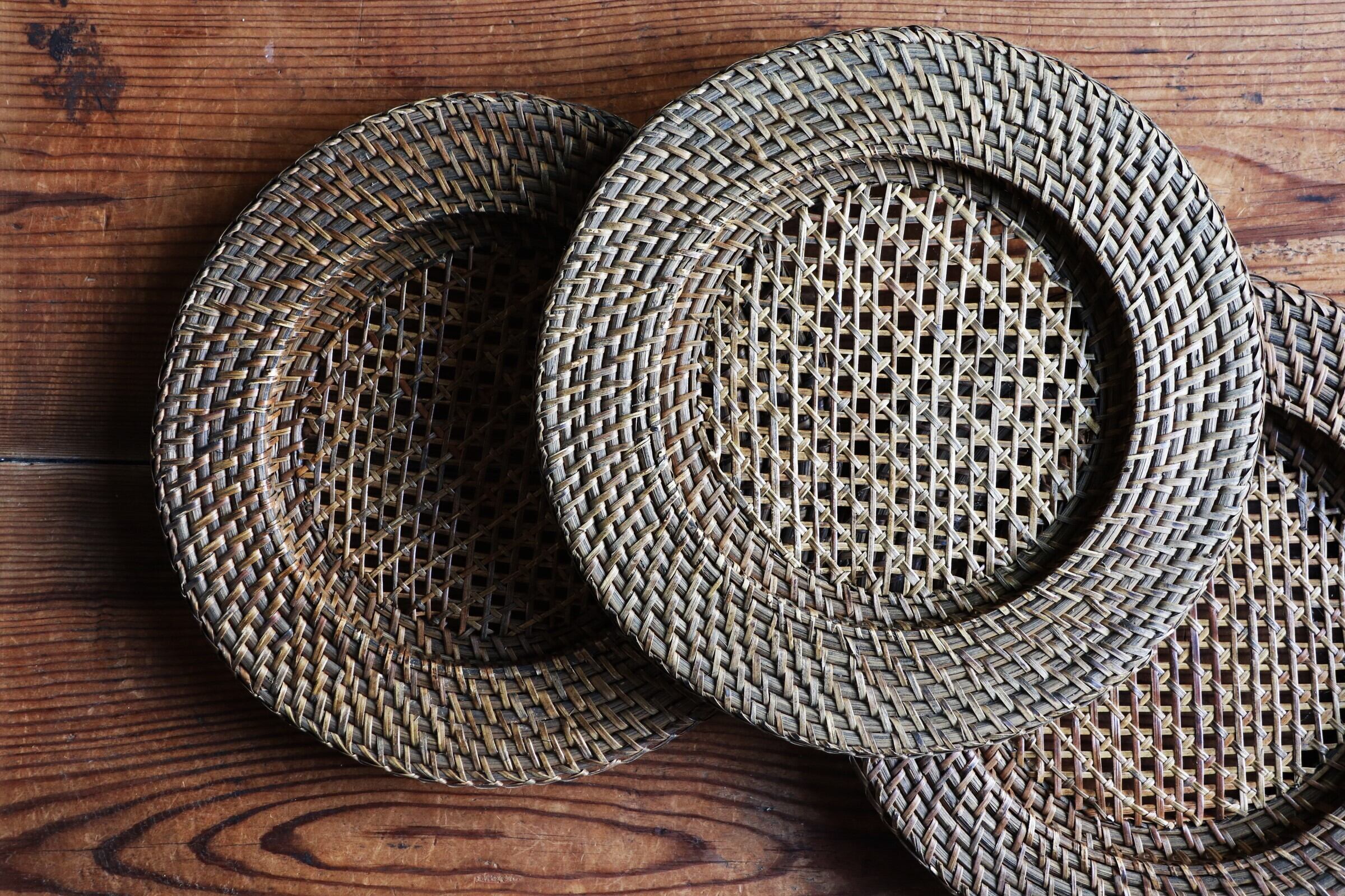 France 飴色のラタンアンダープレート