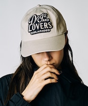 Dogs AND LOVERS Logo CAP (IVORY) CQ-49504