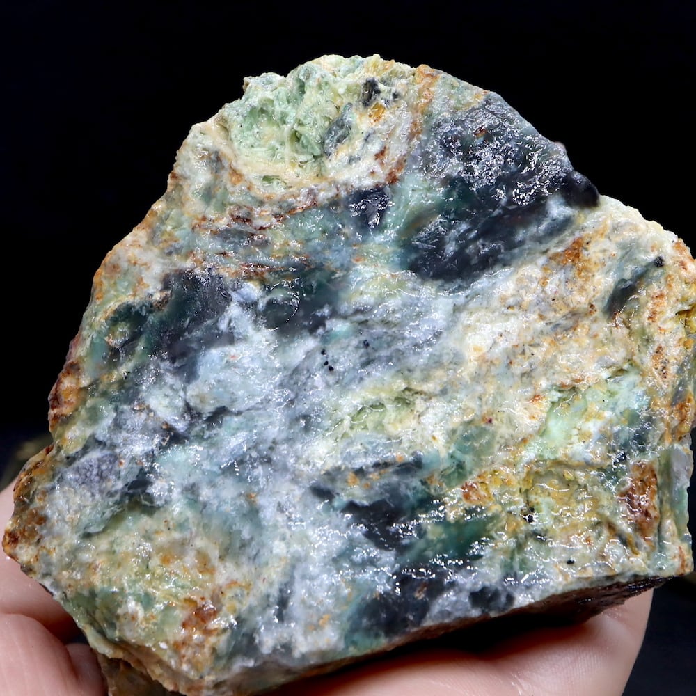 自主採掘！プラズマアゲート 291,6g AG212 原石 天然石 鉱物