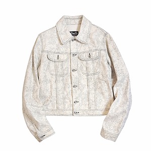 DOLCE&GABBANA / Crush Designed Denim Tracker Jacket Made in ITALY