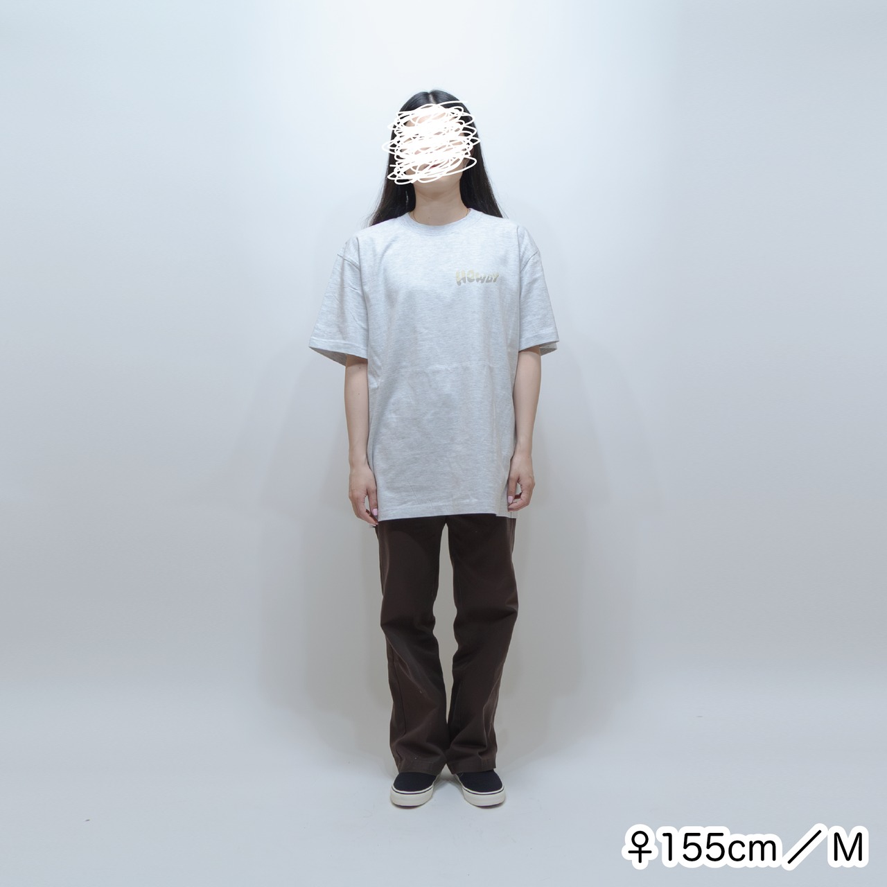 HOWDY blow TEE [アッシュ]