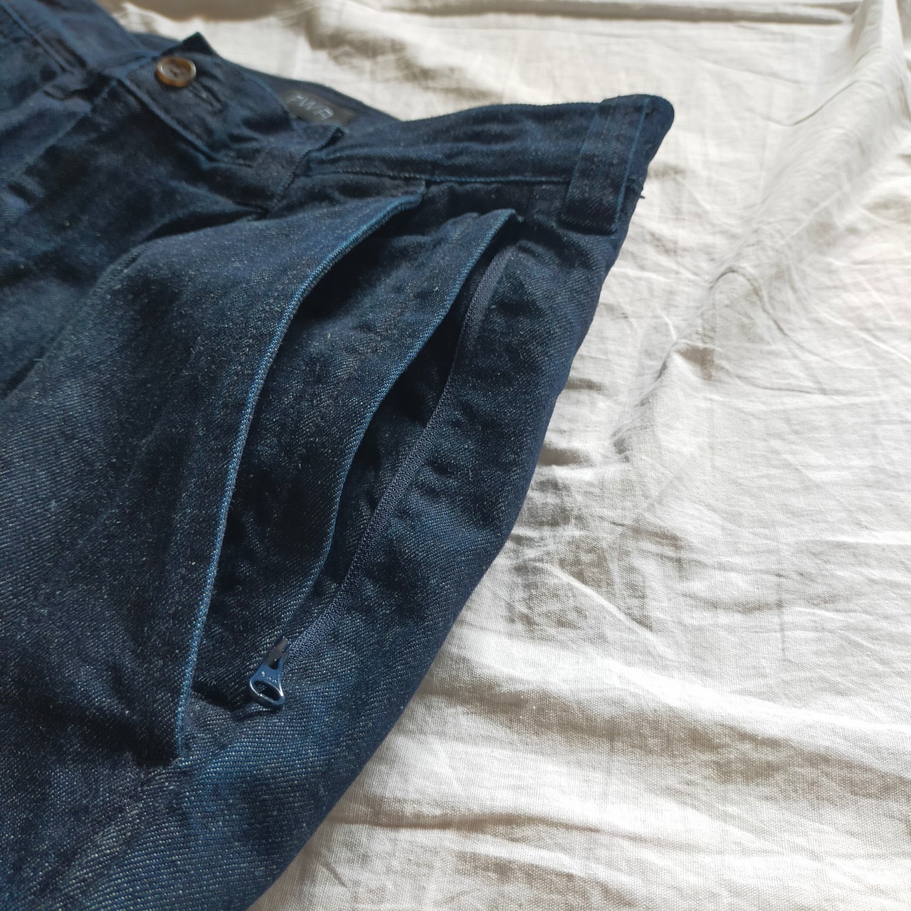 pwa hemp mix denim slacks | somnolence