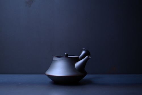鯉江廣　富士型茶注　小