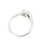 エメラルドカット ダイヤモンドリング VS2 pt900 / 1.016ct / 0.320ct