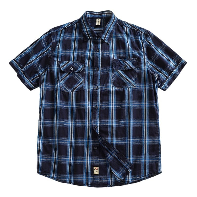 Checked color shirt 3363
