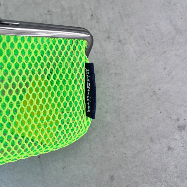 pisteviiva / MESH gamaguchi 【neonyellow×neongreen】