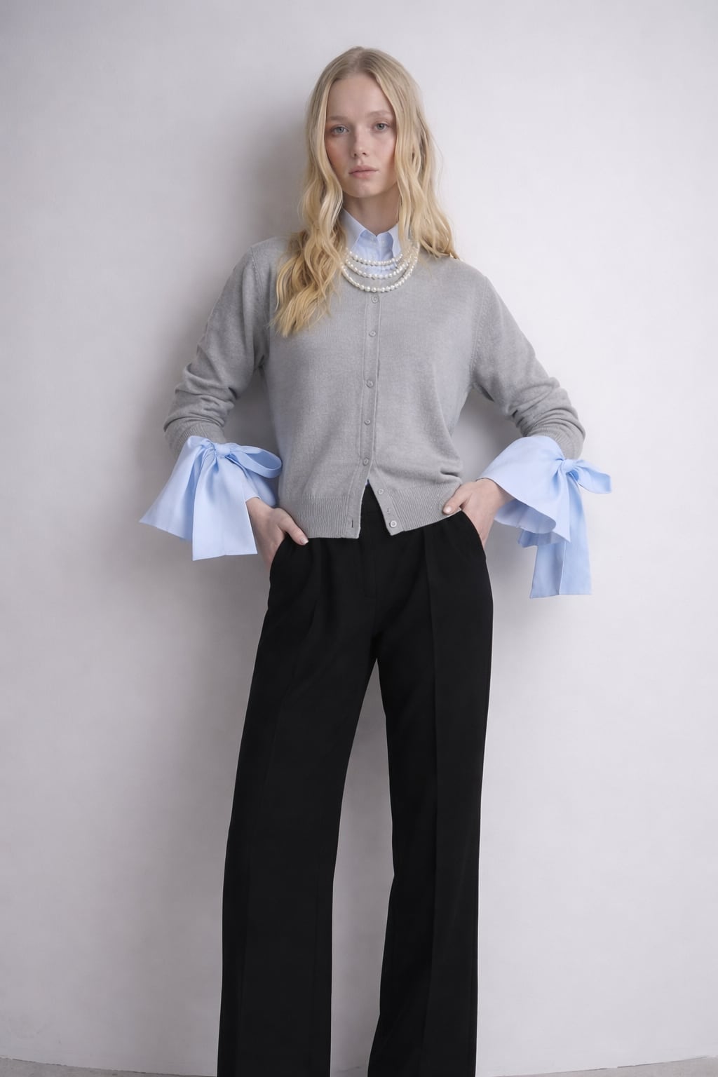 Élise Ribbon Cardigan