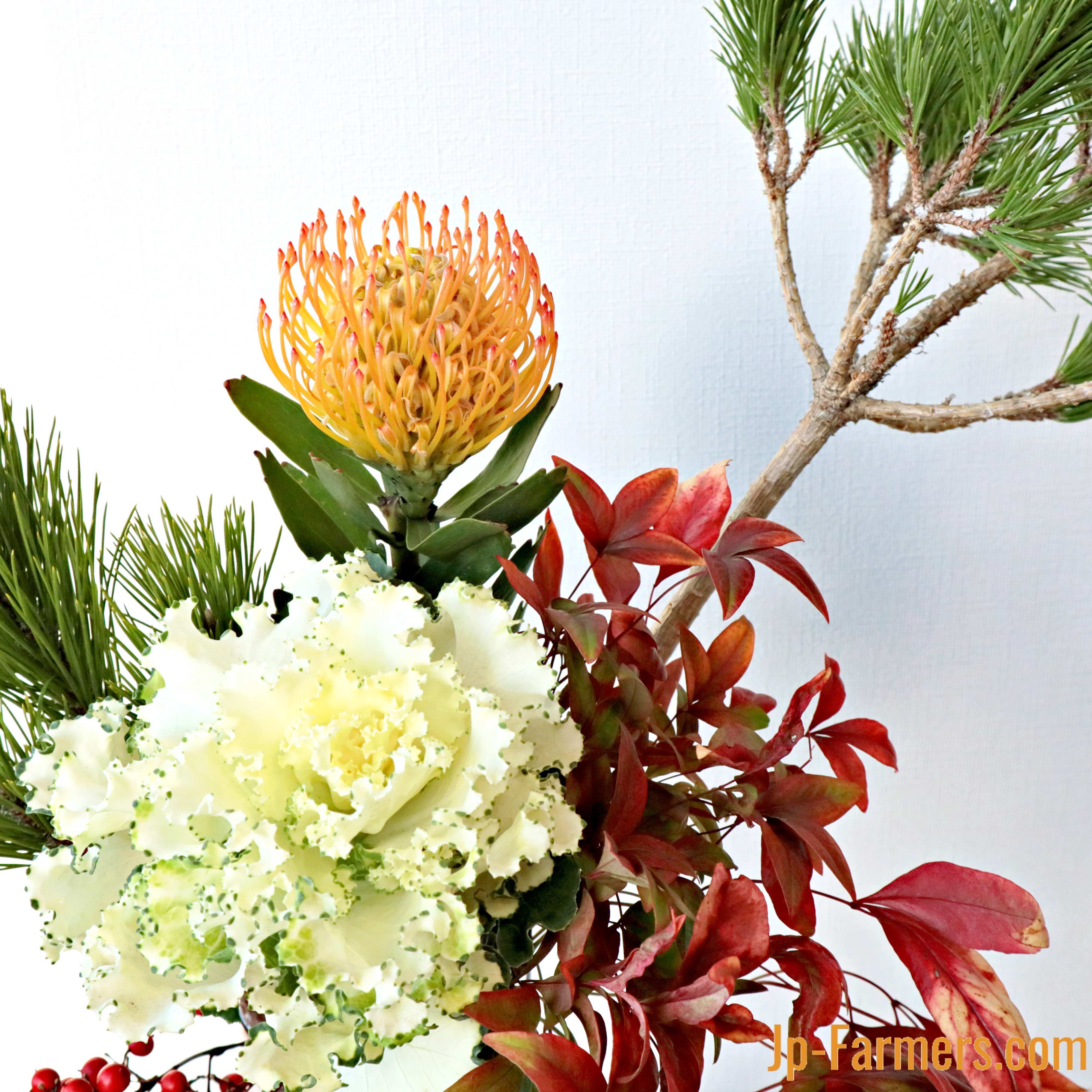 招福☆彡縁起物の花材で 新年お迎えセット | 新鮮お花問屋 Jp-Farmers.com