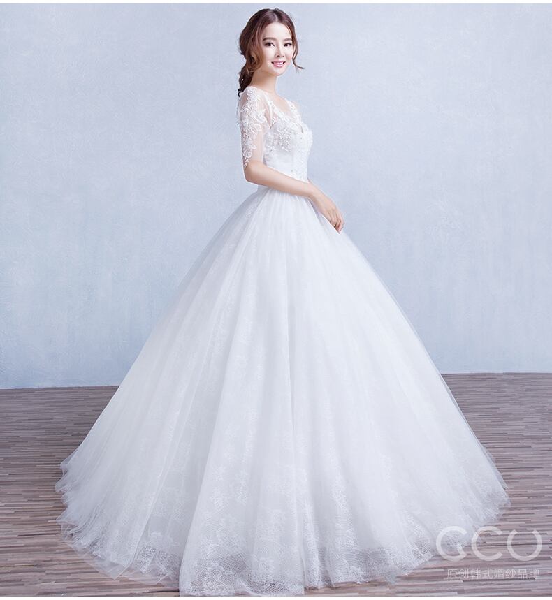 ウエディングドレス オフホワイト 美しい花レース タンクトップ A