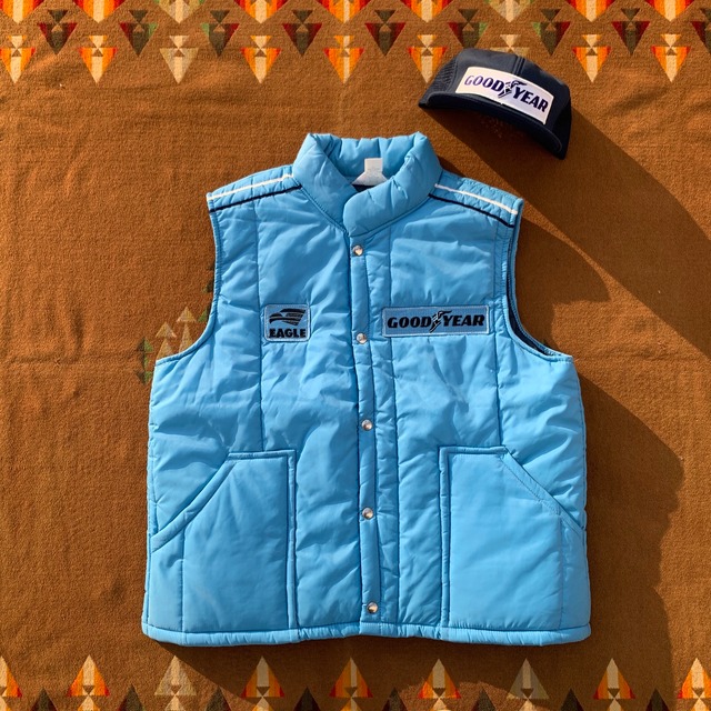 Circa 70's DEADSTOCK "WIX Filters" Racing Puffer Jacket by Horizon