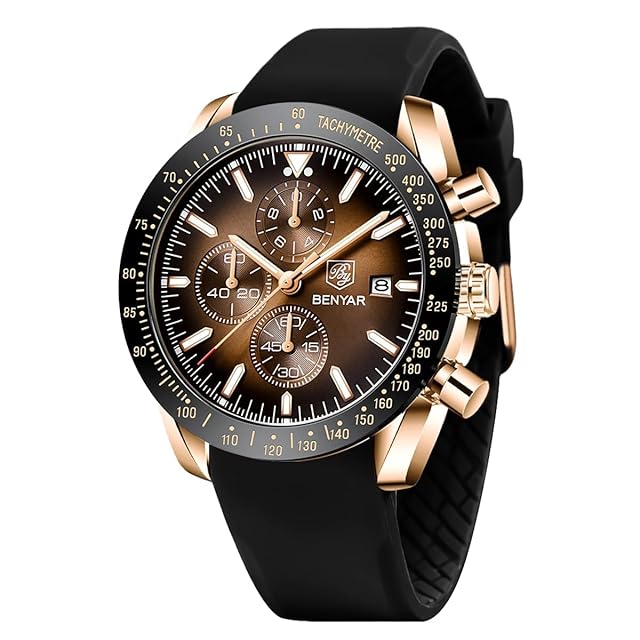 新品 クロノグラフ GENEVA 腕時計メンズ 黒金 | Pay ID