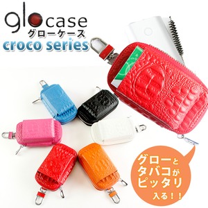 glo グロー専用 ケース タバコ入れ付き クロコシリーズ (全6色)