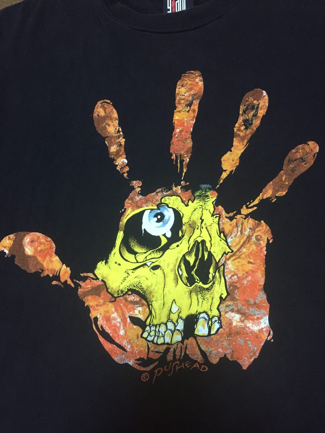 PUSHEAD パスヘッド hand of fear Tシャツ | Pay ID