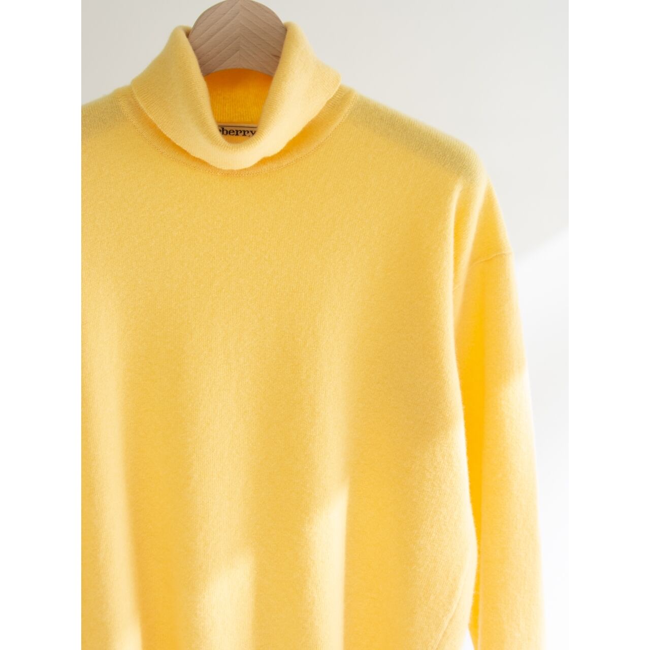 【Burberrys】Made in Scotland 100% Lambswool High Neck Sweater（バーバリーズ スコットランド製 ラムズウールハイネックセーター タートルニット）