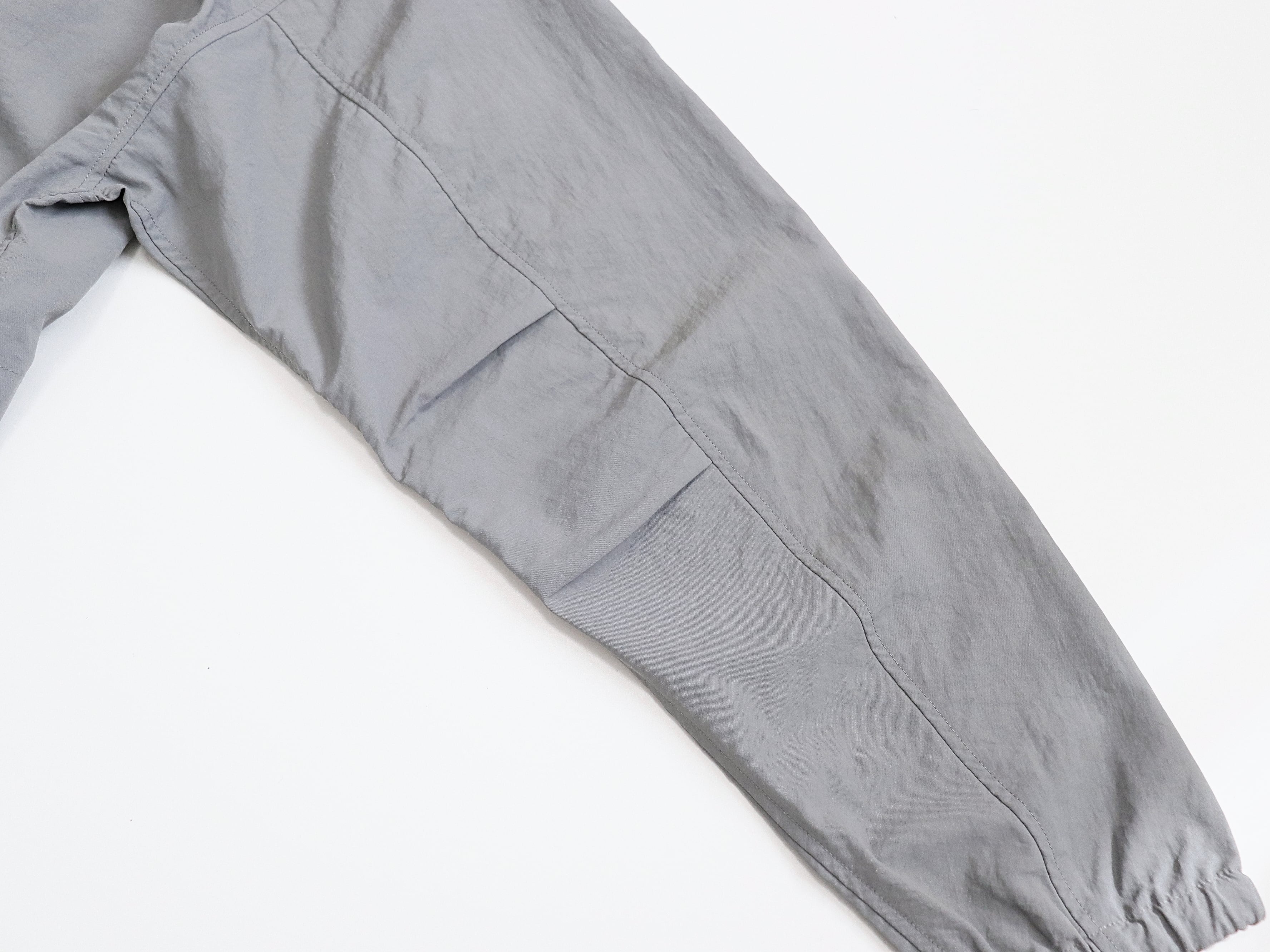 MANUAL ALPHABET / LIGHT SHELL SNAP TEE - GREY マニュアル