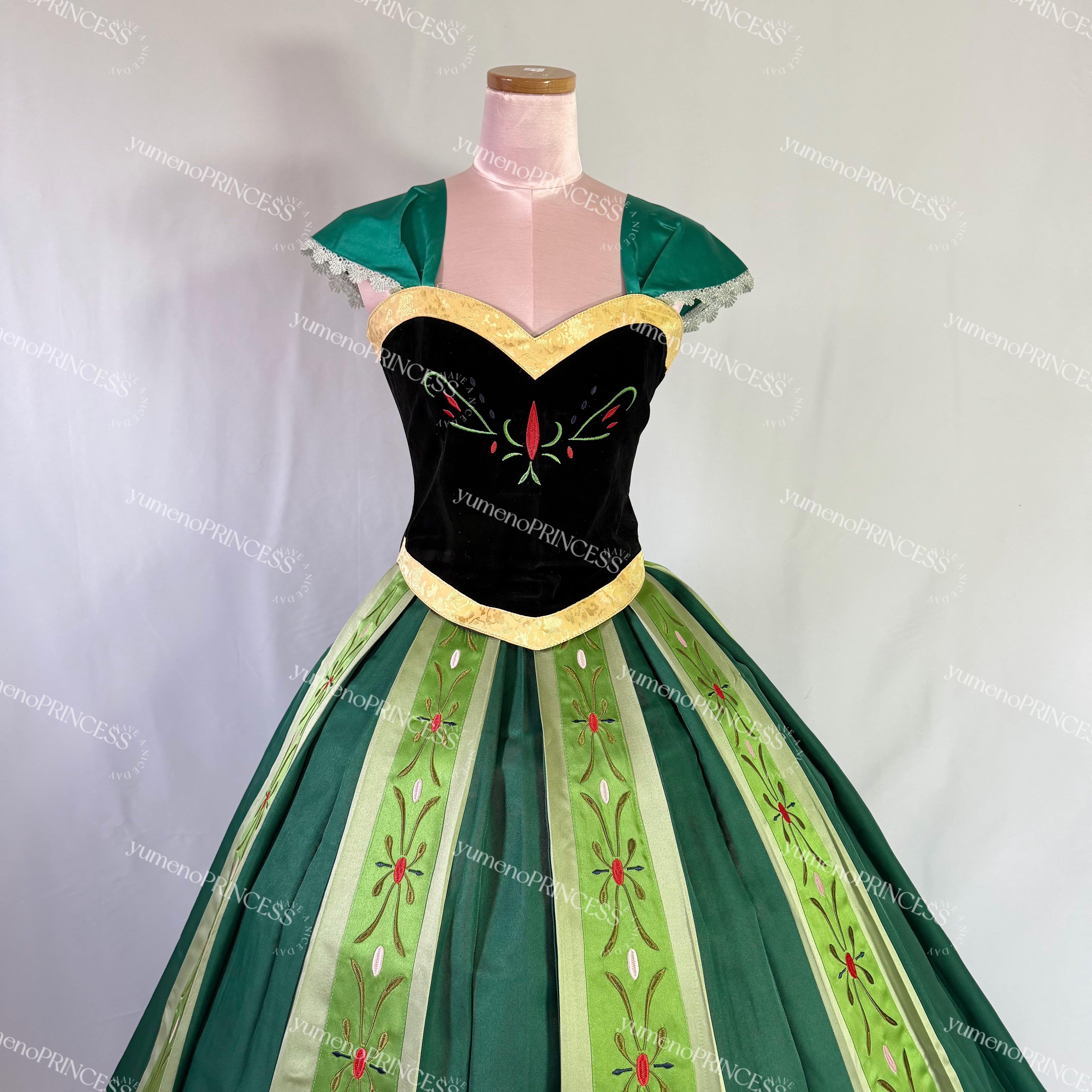 dハロ アナ雪 載冠式ドレス オーダーメイド衣装 | yumenoPRINCESS