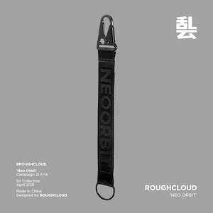 ROUGHCLOUD ナイロンショートストラップキーチェーンベルト