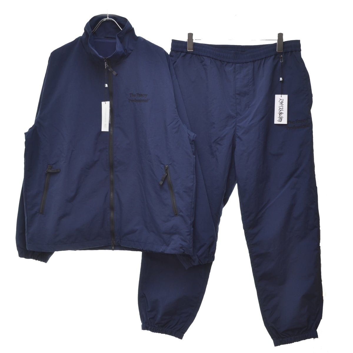 ENNOY × スタイリスト私物 / エンノイ × スタイリスト私物 23SS NYLON JACKET + PANTS NAVY BLUE  ナイロンジャケット + パンツ ネイビーブルーセットアップ | カンフル京都裏寺店 powered by BASE