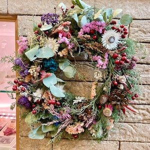 Dry flower wreath  大きめ！