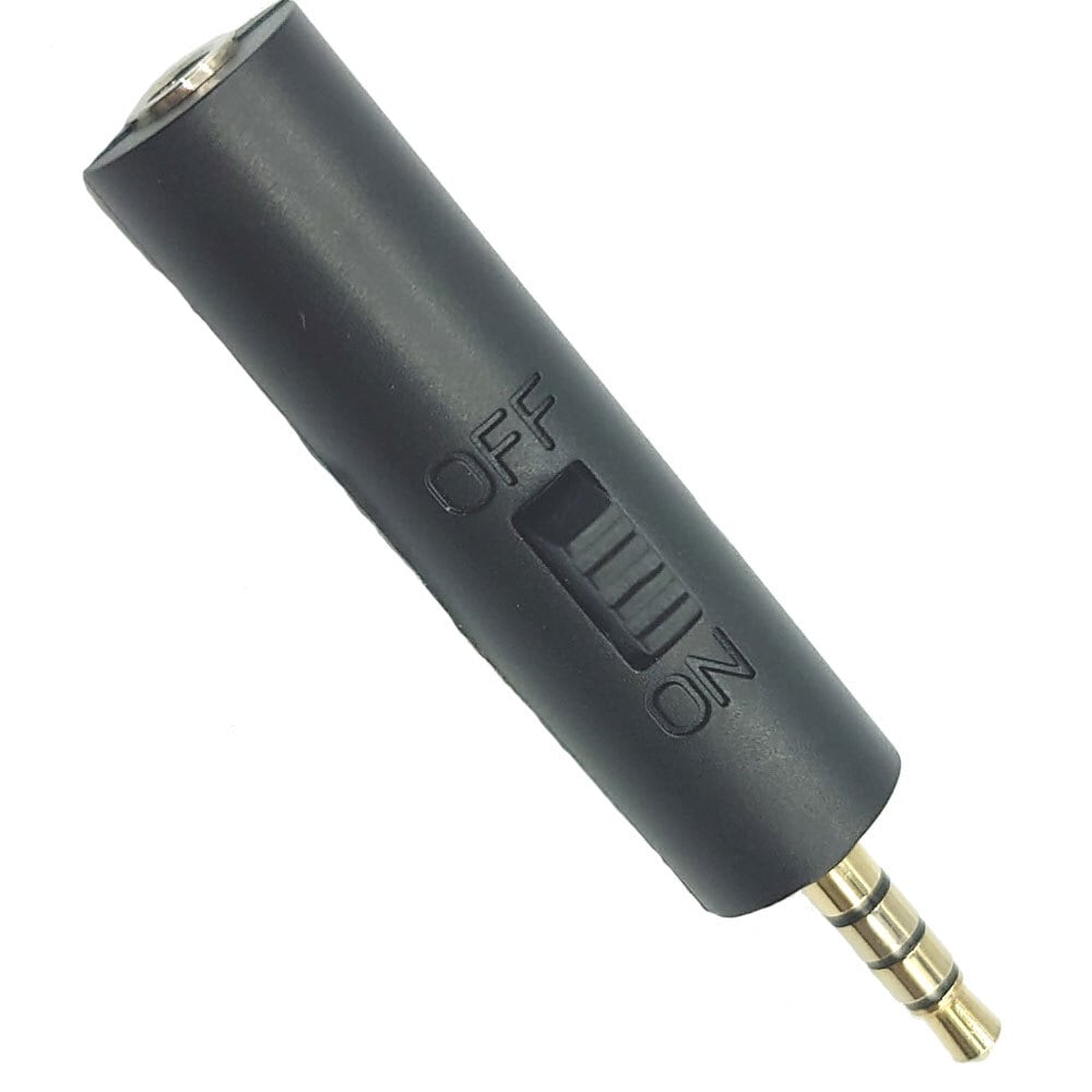 マイクミュートスイッチアダプタテレワーク ゲーミング対応 4極マイク