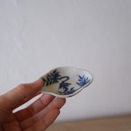 雲のような染付の豆皿