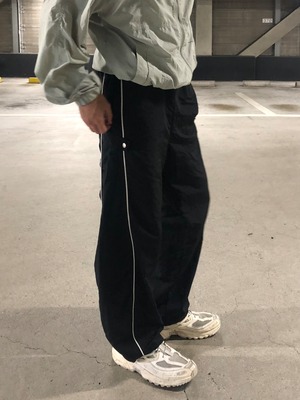 Nylon Snap Patch Lined  Pants (3color)