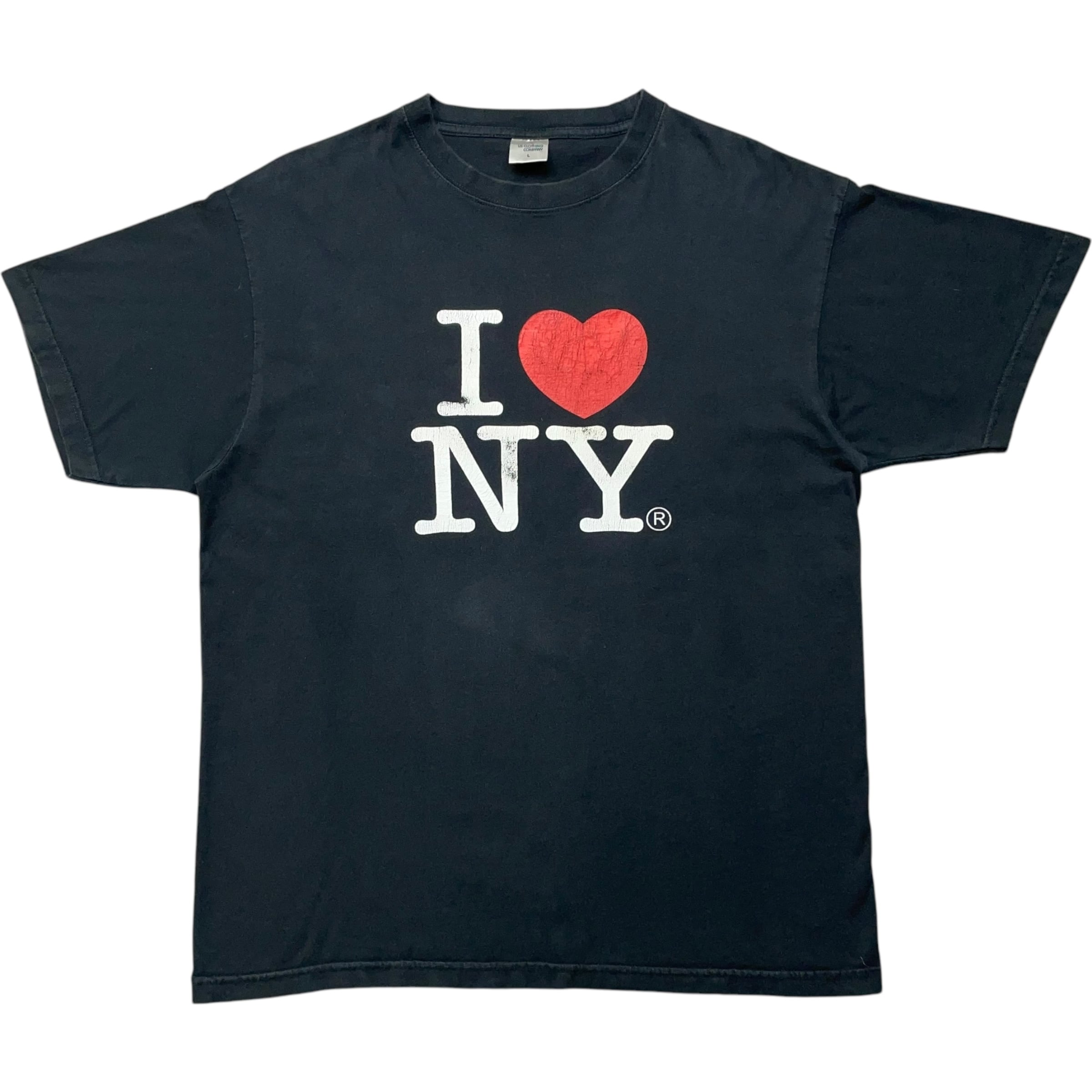 《L》US CLOTHING COMPANY Tシャツ プリントデザイン ブラック no.6642