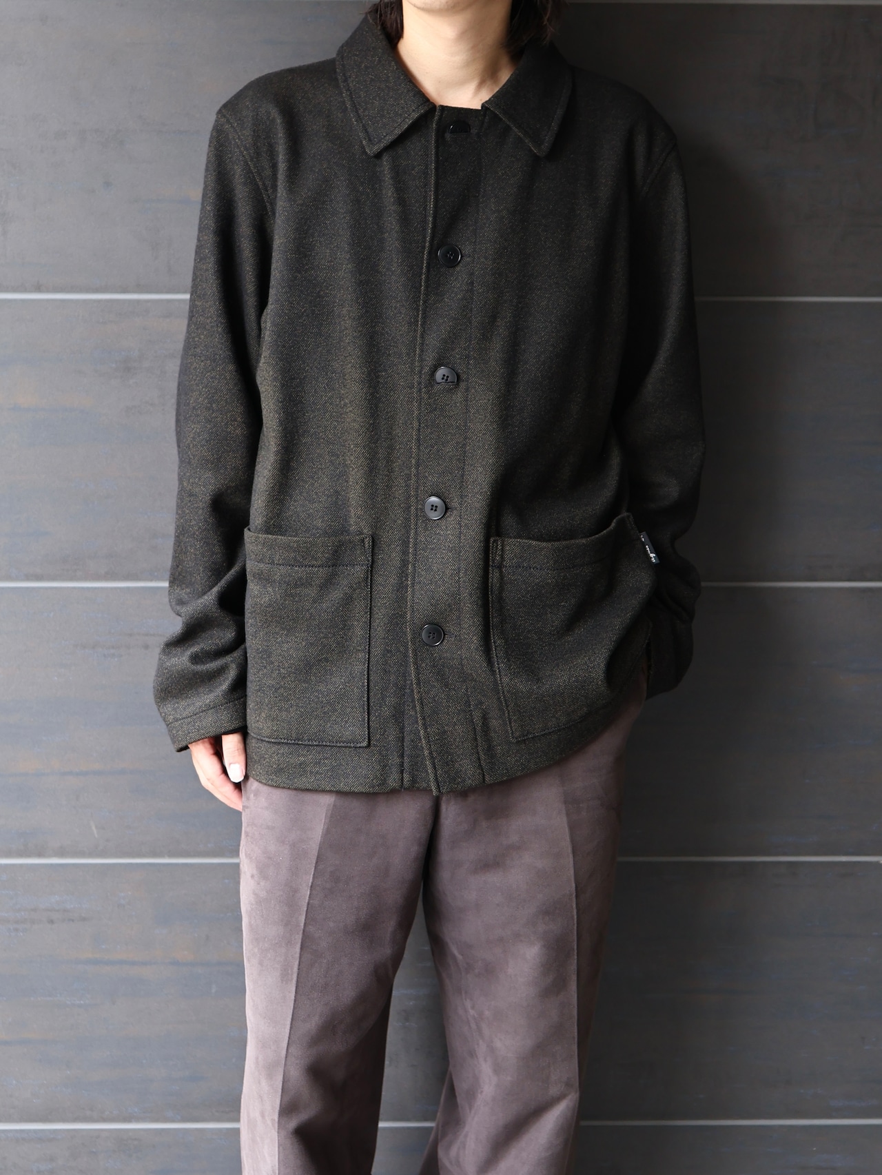 【agnes b.】coloring shirt jacket