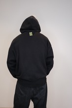 Never ending waves hoodie -black-
