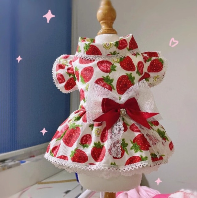 《即納》3102387　イチゴのワンピース