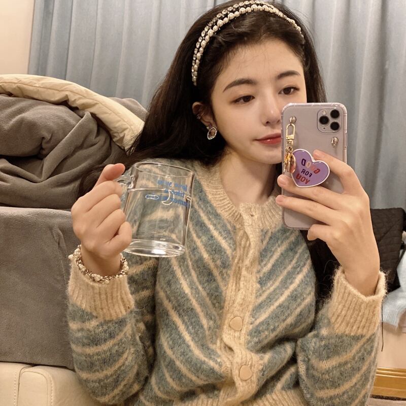 セーター コート スプリングオータムスタイルルーズショートニットカーディガン 春物 秋物 スーパーモール26017257426