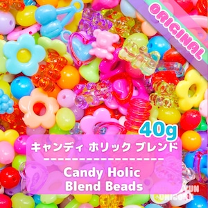 #423【40g】 お得な キャンディ ホリック ブレンド ビーズ / Great value Candy Holic Blend Beads