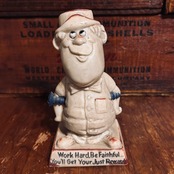 1970 ラス・ベリー ヴィンテージ メッセージドール R&W BERRIES “WORK HARD, BE FAITHFUL… YOU’LL GET YOUR JUST REWARD” Sillisculpt  D-670