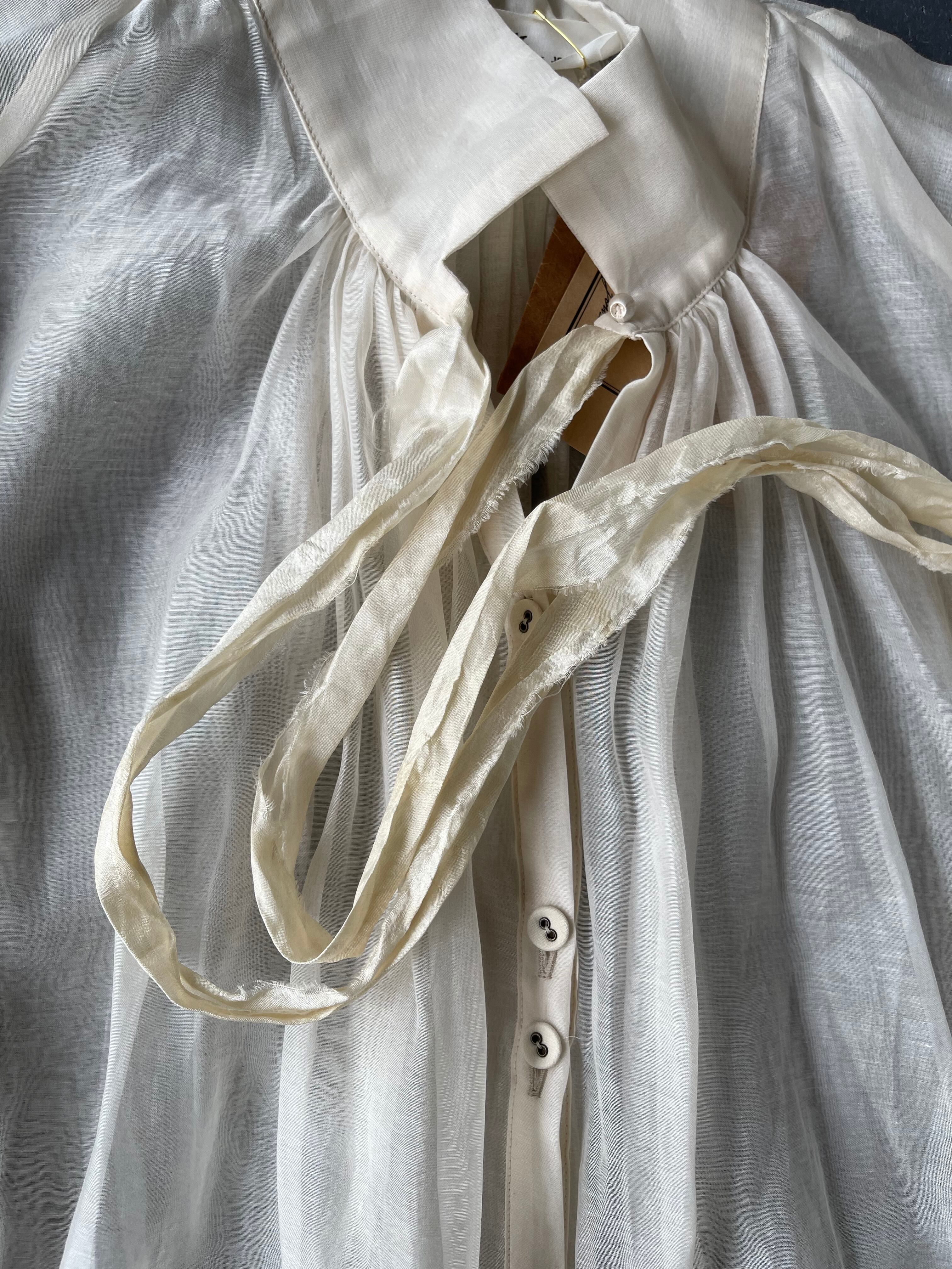 Tabrik cotton silk organzy shirt | mambo ladys