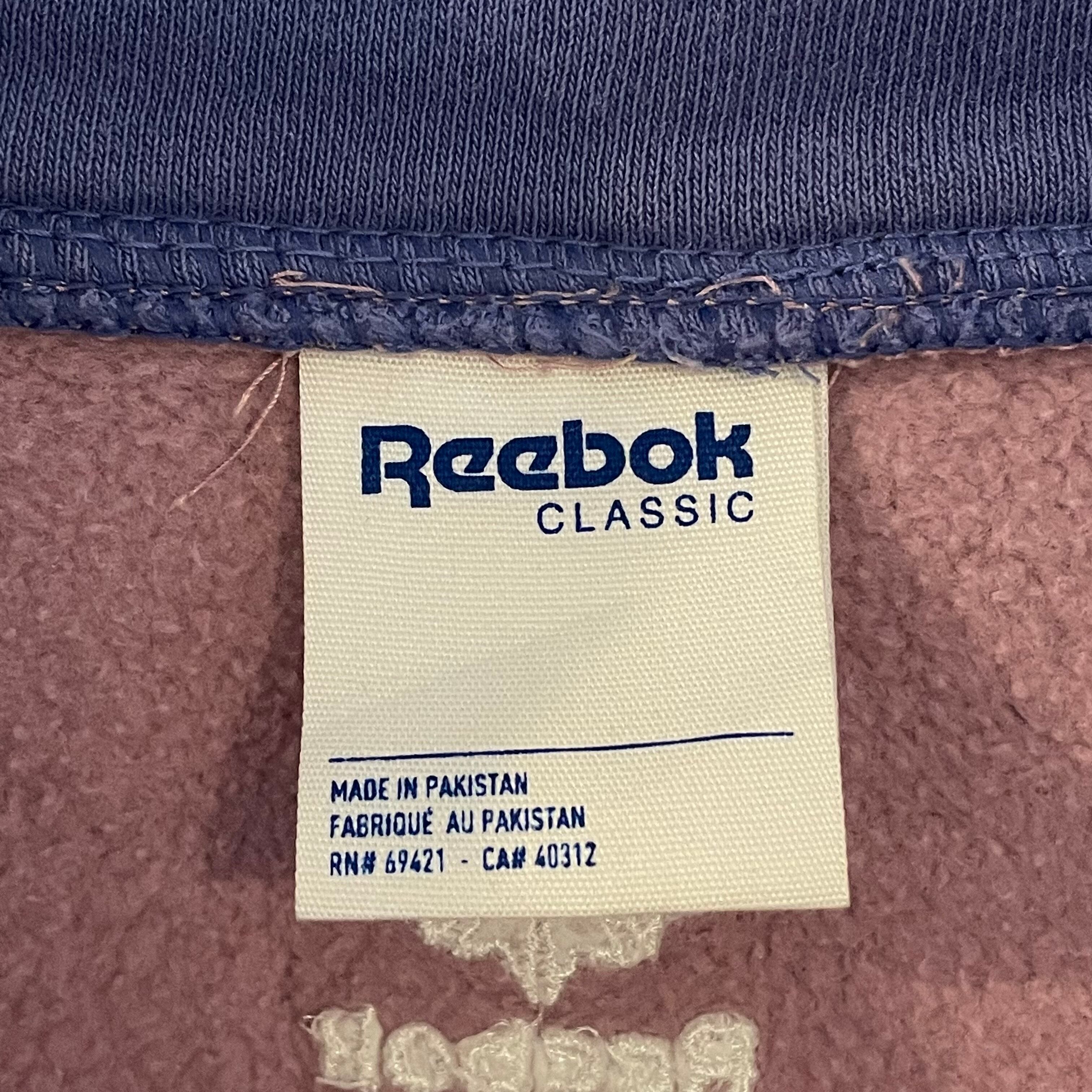 Reebok】ハーフジップ スウェット マルチカラー レトロ パステルカラー ...