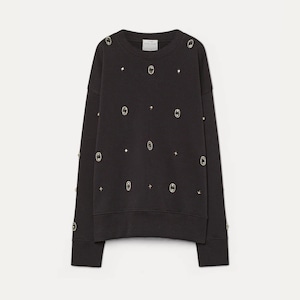 forte_forte BIJOUX SWEAT BLACK