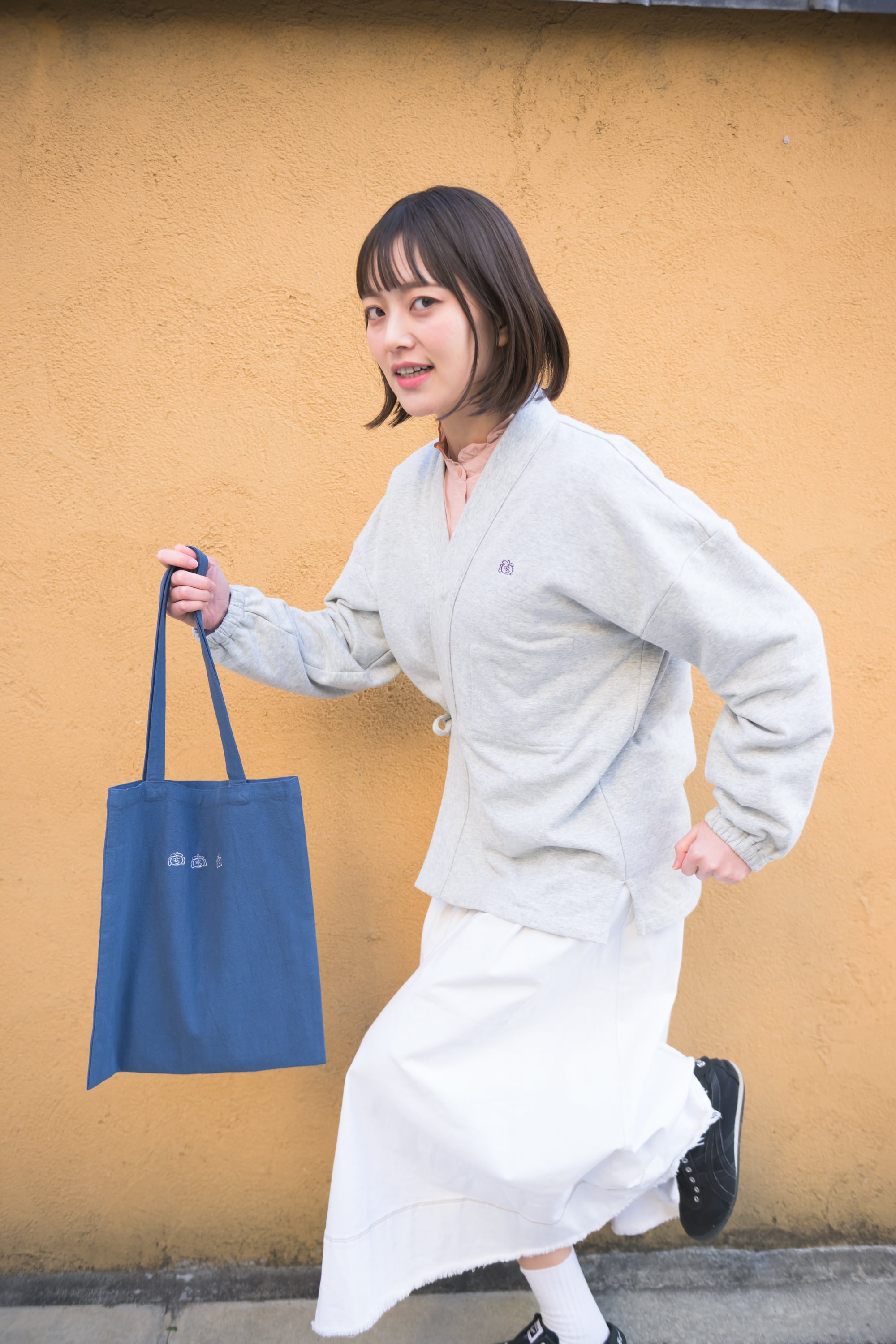 みほとけ作務衣トートバッグ 【中厚／青藍のみ】 | みほとけ作務衣店