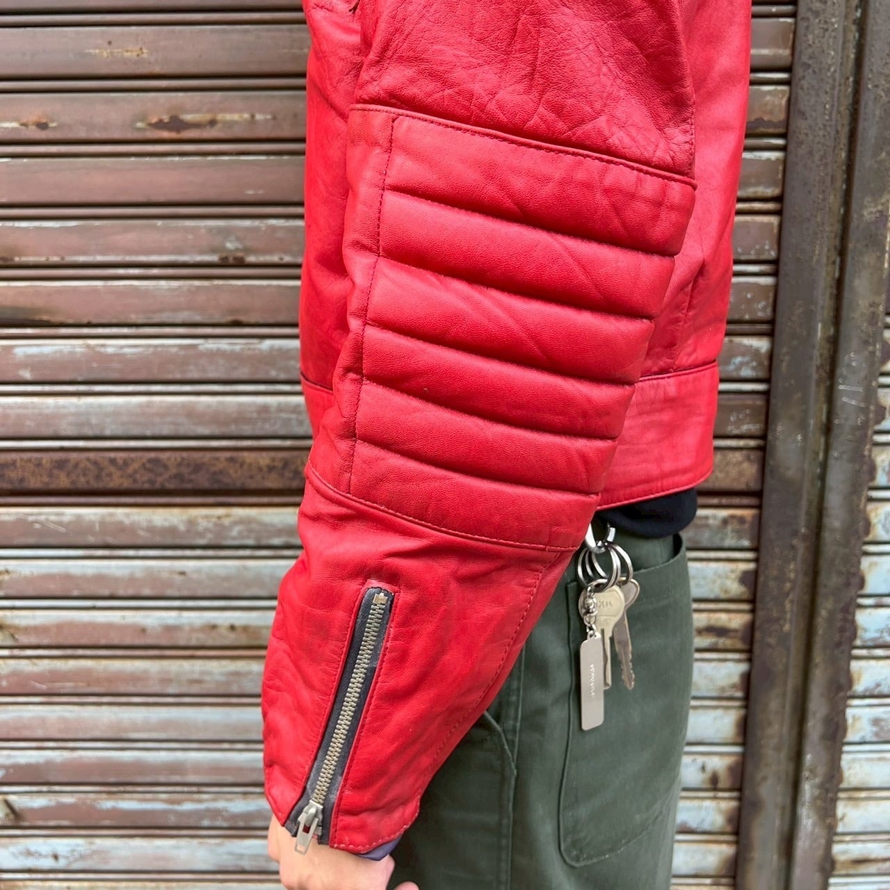 70s vintage Kett Leathers Mサイズ　襟付きシングル 英国製 70s Kett Leathers シングルライダース ドミネーター M