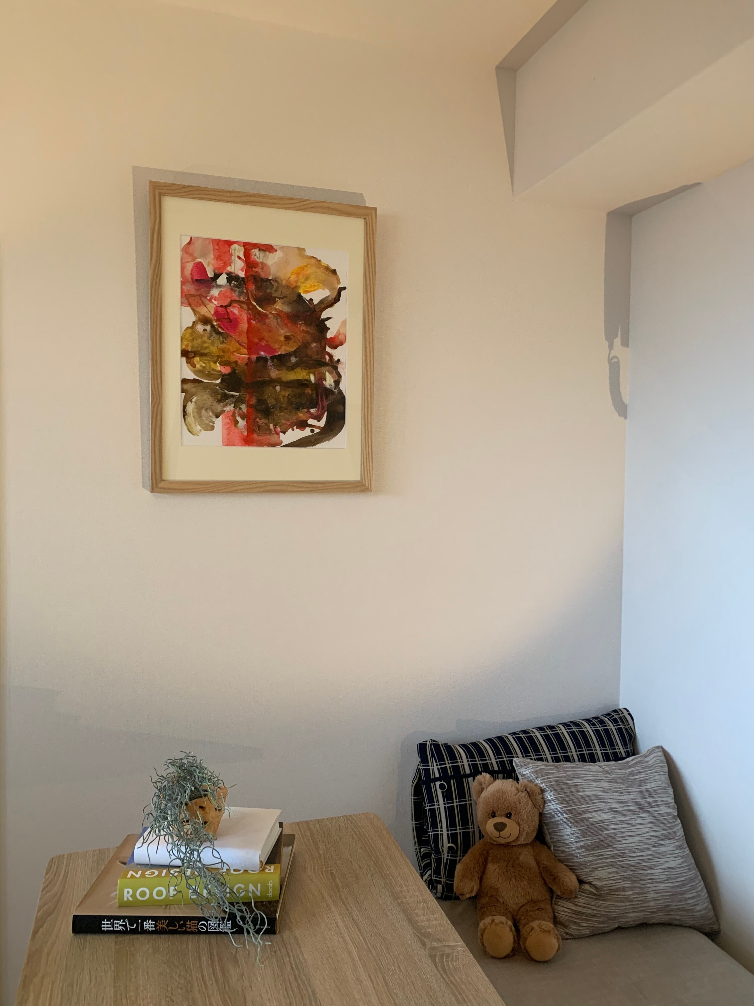 No.24 Ｆ8 アクリル画 額装済み | kabenokazariya